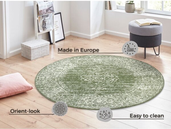 Zielony okrągły dywan ø 160 cm Méridional – Hanse Home