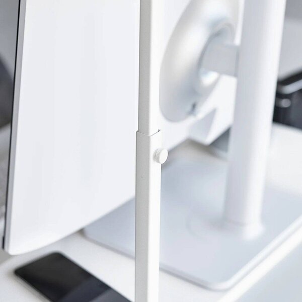 Biały metalowy stojak na monitor Tower – YAMAZAKI