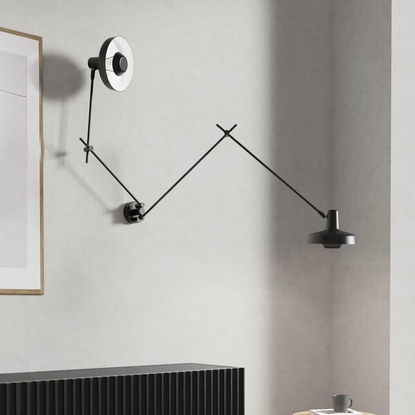 Lampa Ścienna GRUPA, Arigato, czarny, gabinet | pracownia, metal