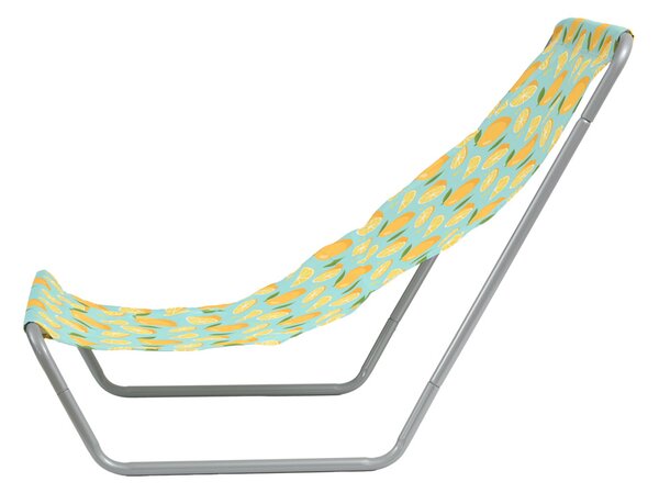 Zestaw 2 składanych leżaków plażowych SAND LEMON, kolorowe