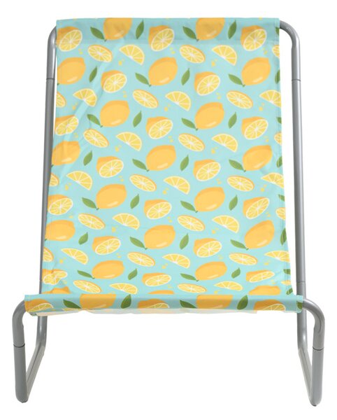 Zestaw 2 składanych leżaków plażowych SAND LEMON, kolorowe