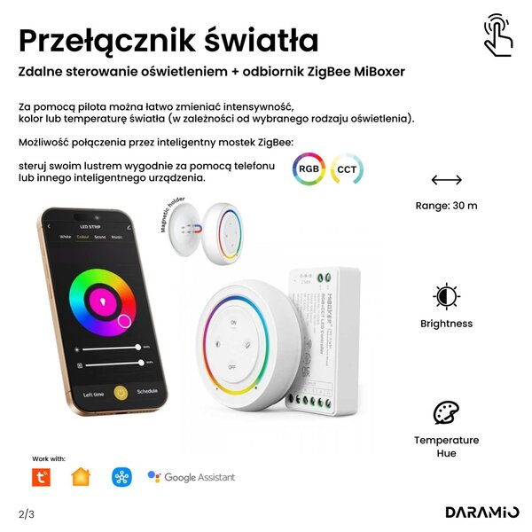 Lustro łazienkowe z oświetleniem LED F1