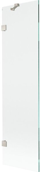 Mexen Lunar parawan nawannowy 1-skrzydłowy 50 x 150 cm, transparent, nikiel szczotkowany - 897-050-000-97-00