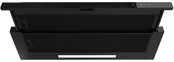 Okap GOTZE & JENSEN TH600KT Czarny 635m3/h 60dB klasa B Timer