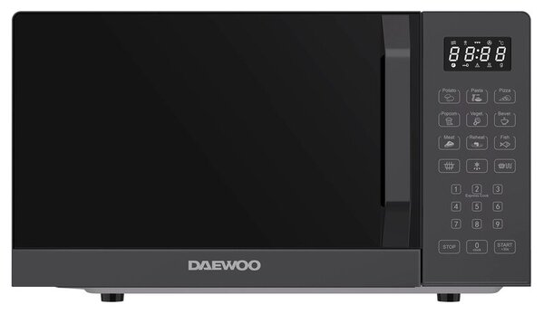 Kuchenka mikrofalowa DAEWOO MD-FA202GB-EU 700W średnica 25.5 cm pojemność 20L Grill Czarny