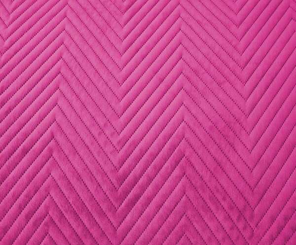 Fioletowa aksamitna narzuta na łóżko ARROW VELVET Rozmiar: 200 x 220 cm