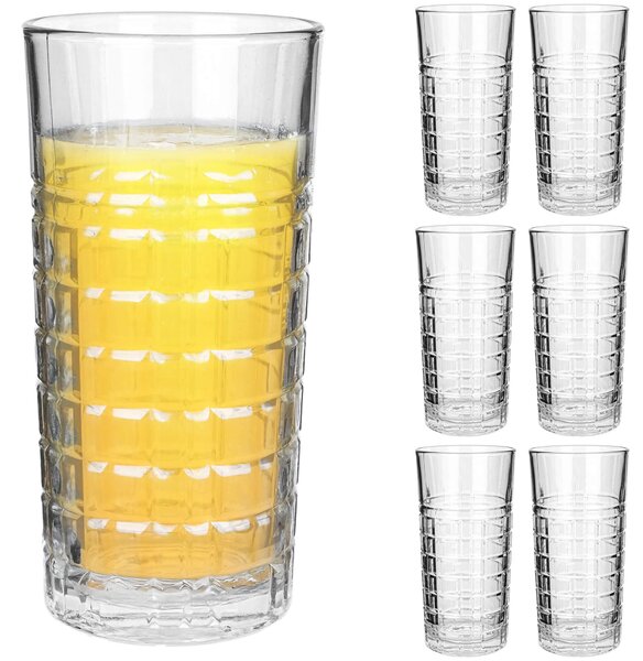 Szklanka wysoka do napojów Vion 350ml 6 szt