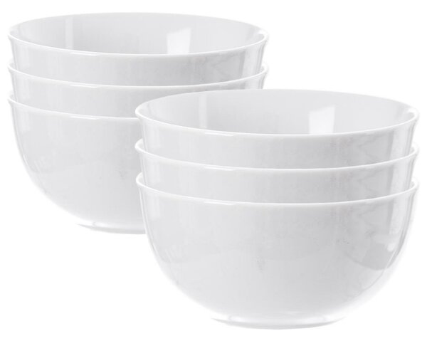 Orion Miska porcelanowa Mona 14 cm, 6 szt., biały