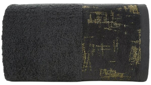 Ręcznik Leya (04) 50 x 90 cm Czarny