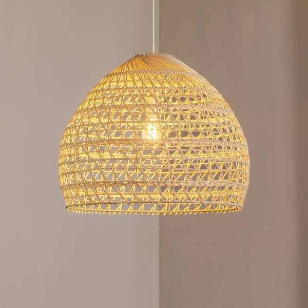 Lampa wisząca BOHO Nowodvorski Lighting, możliwość ściemniania, jasne drewno, salon / jadalnia, drewno