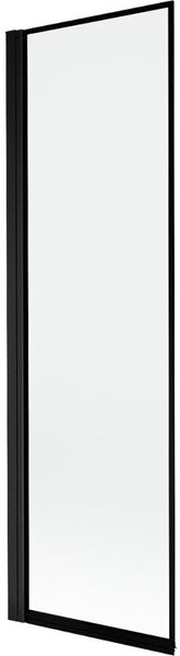 Mexen Mist parawan nawannowy 1-skrzydłowy lewy 60 x 150 cm, czarna ramka, czarny - 8A9-060-001-70-70-L