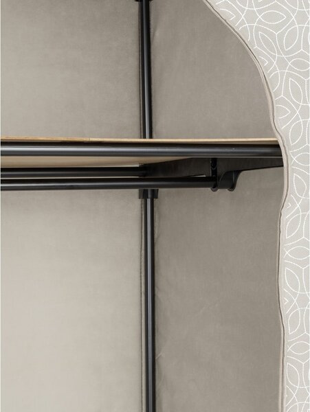 Beżowa tekstylna szafa 90x160 cm Balance – Wenko