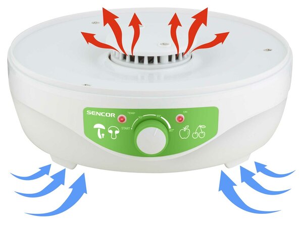Sencor SFD 790WH suszarka do żywności z regulacją temperatury, biały