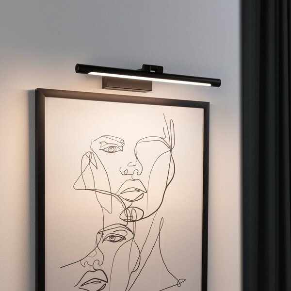 Paulmann Mingo oświetlenie obrazów LED 41,5 cm czarny, czarny, salon / jadalnia, metal, nowoczesny