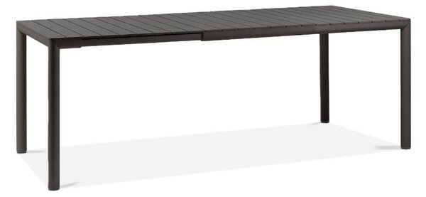 Zestaw ogrodowy Nardi TIBERINA/TEVERE 6+1 z rozkładanym stołem 147–211 cm, antracyt