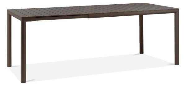 Zestaw ogrodowy Nardi TIBERINA/TEVERE 8+1 z rozkładanym stołem 147–211 cm, Terra