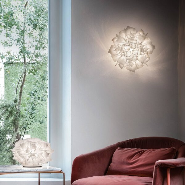 Slamp Lampa sufitowa designerska VELI Couture, możliwość ściemniania, biały / opal, salon / jadalnia, tworzywo sztuczne, design