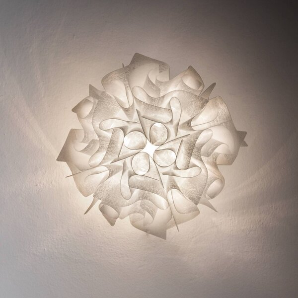 Slamp Lampa sufitowa designerska VELI Couture, możliwość ściemniania, biały / opal, salon / jadalnia, tworzywo sztuczne, design