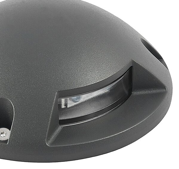 Lindby Huban oprawa natynkowa LED, 1-punktowa, czarny, aluminium, nowoczesny