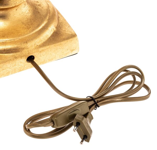 Lampa stołowa Mozart ONLI, kremowy / amber, salon / jadalnia, ceramika, antyczny