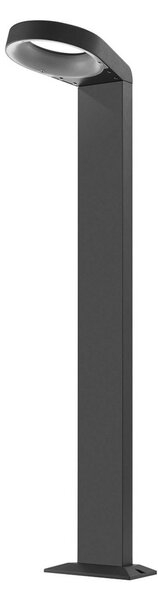 Słupek oświetleniowy LED JARKA Lucande, aluminiowy / szary / cynkowy, aluminium, nowoczesny