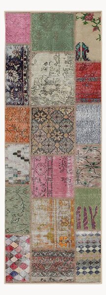 Chodnik z krótkim włosiem Patchwork, z możliwością prania