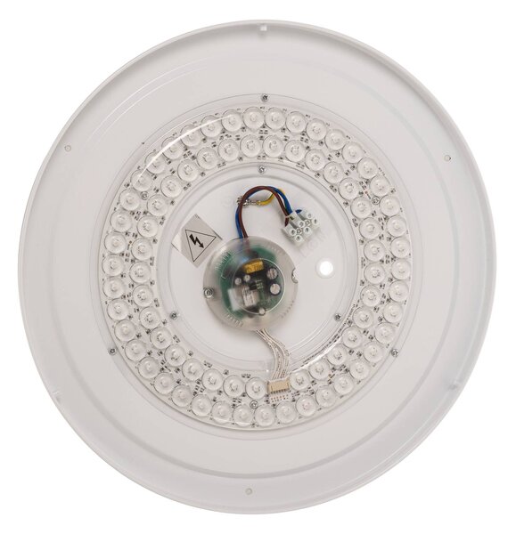 Inteligentna lampa sufitowa Innes Lindby, możliwość ściemniania, biały / opal, salon / jadalnia, metal, nowoczesny