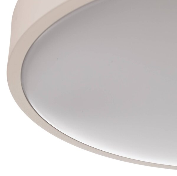 Inteligentna lampa sufitowa Innes Lindby, możliwość ściemniania, biały / opal, salon / jadalnia, metal, nowoczesny