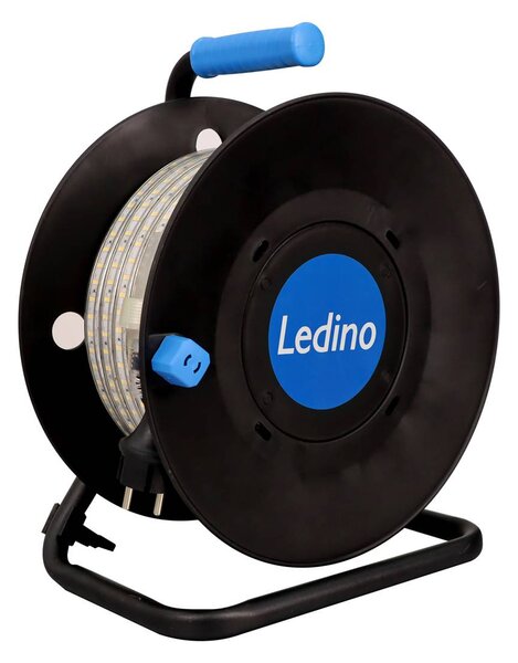 Ledino Taśma LED Wickede 25m na bębnie kablowym 300W IP65 25M, przezroczysty / transparentny, przedpokój, tworzywo sztuczne