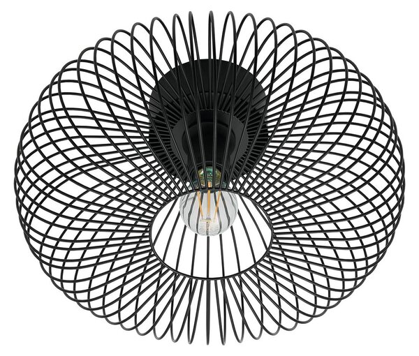Nordlux Lampa sufitowa Beroni, możliwość ściemniania, czarny, salon / jadalnia, metal