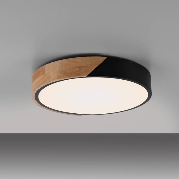 JUST LIGHT. GmbH Lampa sufitowa Bila, jasne drewno, salon / jadalnia, drewno