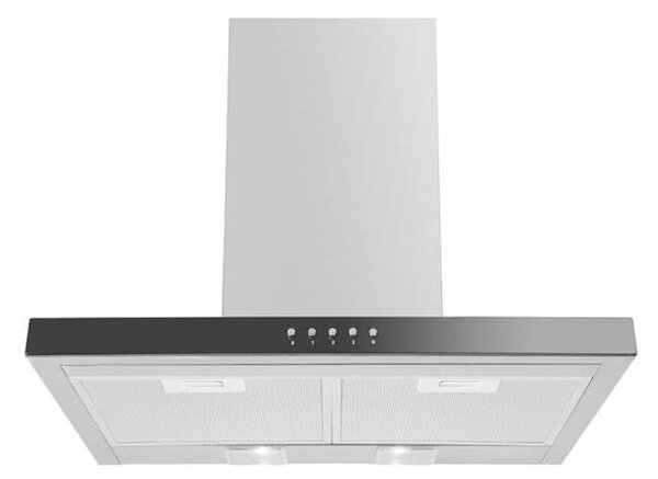 Okap VDB T-Eco 60 Inox/czarne szkÅo 194m3/h 54dB klasa E