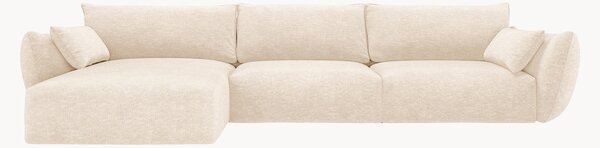 Sofa narożna z szenilu Matera (4-osobowa)