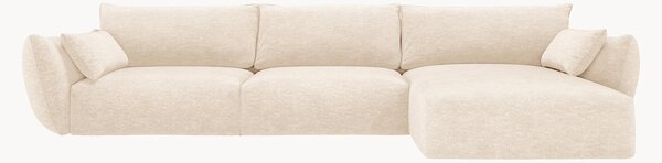 Sofa narożna z szenilu Matera (4-osobowa)