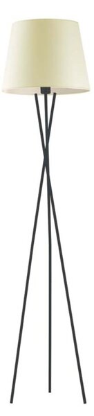 Lampa stojąca podłogowa trójnóg z abażurem walec MORIS