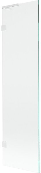 Mexen Lunar L parawan nawannowy 1-skrzydłowy 50 x 150 cm, transparent, biały - 897L-050-000-20-00