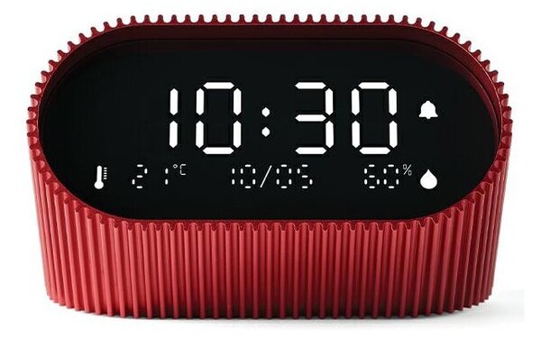 Budzik LEXON Ray Clock LR155SR3 Czerwony
