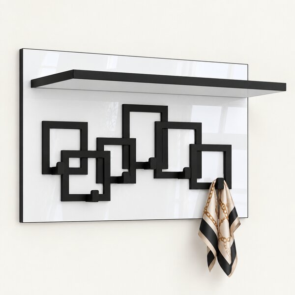 Wieszak ścienny 60 cm na ubrania, do przedpokoju | ArtD Home