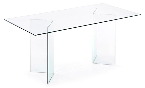 Szklany stół 90x180 cm Burano – Kave Home