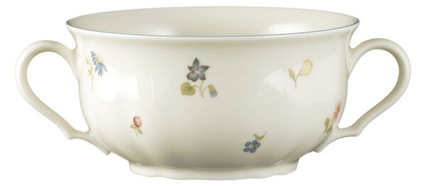 Seltmann Weiden Marie-Luise kubek na zup, kubek na zup, miska na zup, miska, porcelana, rozsypany kwiat, 350 ml, 001.292025