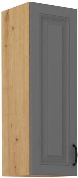 Szafka kuchenna wisząca górna STILO 30 G-90 1F Szary/Dąb Artisan