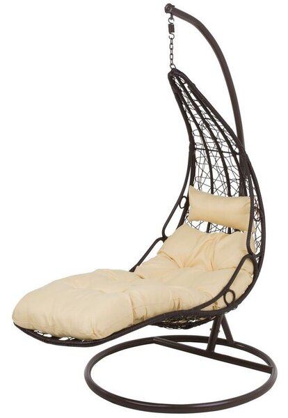 Fotel podwieszany PATIO 47157 Titus Brązowy