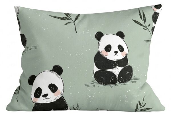 Poszewka na poduszkę z mikrofibry PANDA RELAX 50x70 cm, miętowy