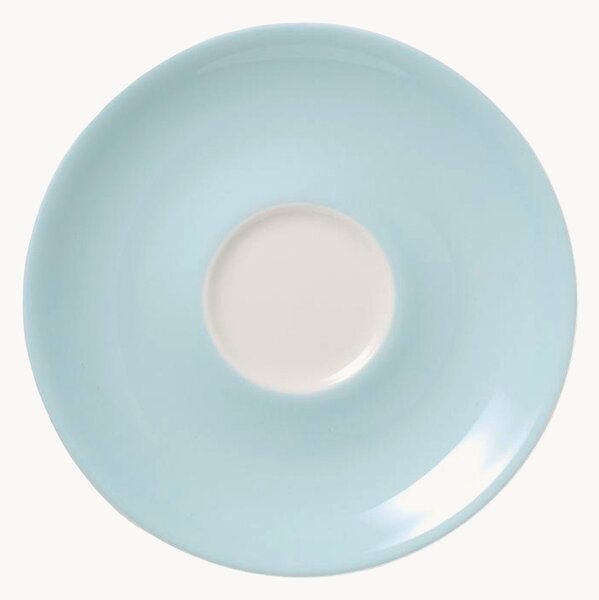Komplet spodków z porcelany kostnej Pastel, 6 elem