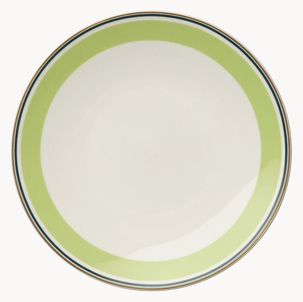 Komplet talerzy śniadaniowych z porcelany kostnej Capri, 6 elem