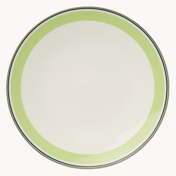 Komplet talerzy z porcelany kostnej Capri, 6 elem