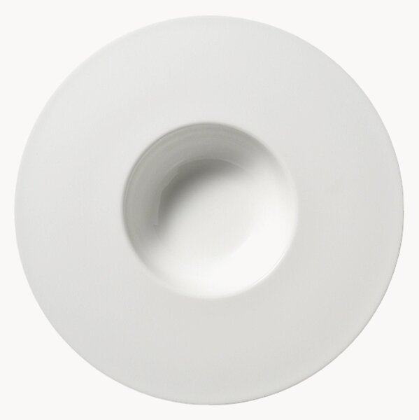 Komplet talerzy głębokich z porcelany kostnej Cross White, 6 elem