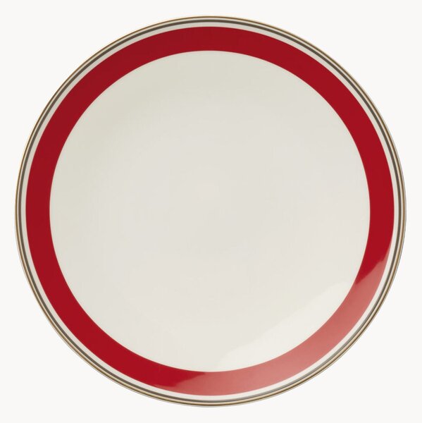 Komplet talerzy z porcelany kostnej Capri, 6 elem