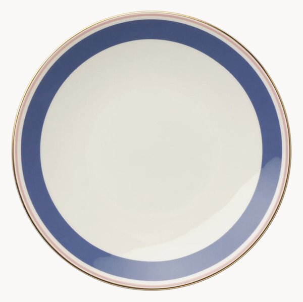 Komplet talerzy śniadaniowych z porcelany kostnej Capri, 6 elem
