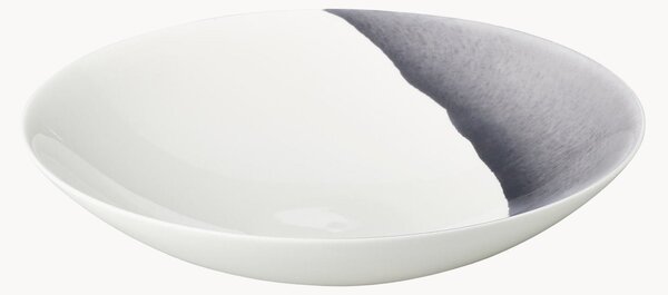 Komplet talerzy głębokich z porcelany kostnej Silhouette, 6 elem